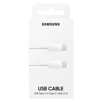 Kabel przewód Samsung USB-C 480Mb/s 5A 1m biały