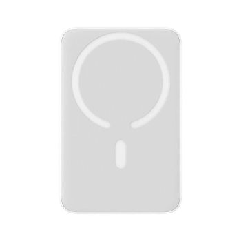 Mini powerbank 10000mAh z ładowaniem indukcyjnym MagSafe PD 20W biały