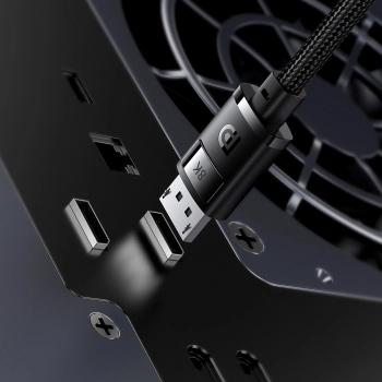 Kabel przewód High Definition Series DisplayPort 8K 60Hz 2m czarny