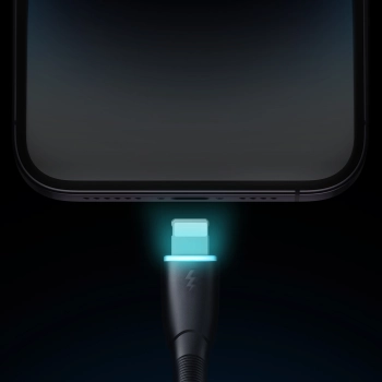 Kabel przewód do iPhone Starry Series USB-A - Lightning 3A 1m czarny