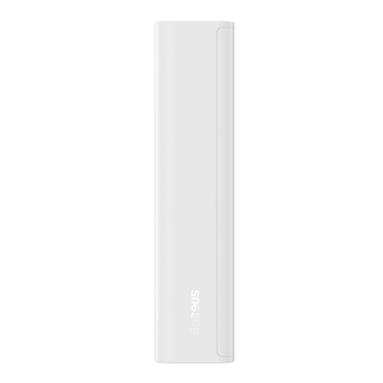 Powerbank Adaman2 10000mAh z wyświetlaczem cyfrowym 2x USB-A / 1x USB-C 30W biały