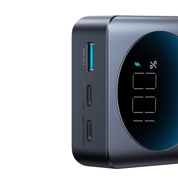 Cyfrowy powerbank 20000mAH 65W 3A USB USB-C czarny