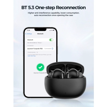 Słuchawki bezprzewodowe TWS Funpods Series JR-FB3 Bluetooth 5.3 czarne