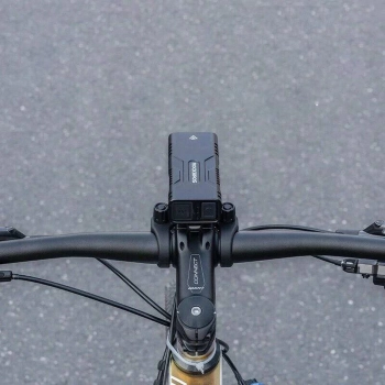 Lampka rowerowa przednia 850lm z funkcją powerbanku + kabel USB-C