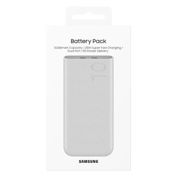 Oryginalny powerbank FastCharge 2x USB-C 25W 10000mAh beżowy