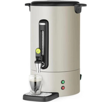 Zaparzacz do kawy z kranem ociekaczem 14 l 1750 W - jasnoszary