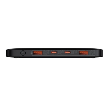 Powerbank 20000 mAh 2x USB-A 2x USB-C 100W + kabel USB-C - czarny
