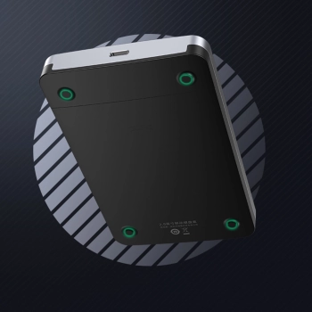 Kieszeń na dysk twardy 2.5'' SATA 3.0 6Gbps + kabel USB-C 0.5m - srebrny