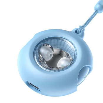 Słuchawki bezprzewodowe TWS Bluetooth 5.3 LightAura VocalSound - niebieskie