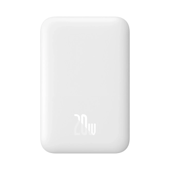 Powerbank 6000mAh Magnetic Mini Air 20W z kablem USB-C - biały