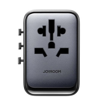 Ładowarka adapter podróżny uniwersalny 65W EU / US / JP / AU / UK / CN - czarny