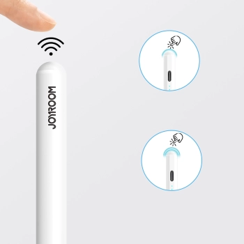 Rysik stylus aktywny do Apple iPad Pro Air Mini 130mAh USB-C - biały