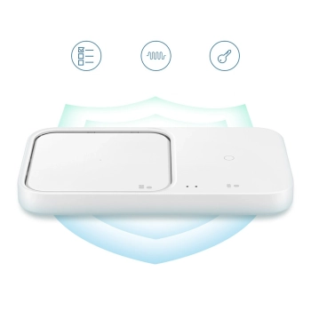 Ładowarka Samsung Wireless Charger Duo indukcyjna 15W - biała