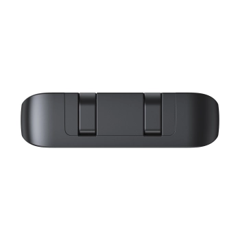 Powerbank 10000mAh z wbudowanymi kablami USB-C iPhone Lightning - czarny