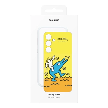 Etui case Samsung Flipsuit Case do Galaxy S 24 FE - żółte