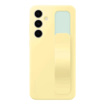 Etui case Samsung Standing Grip Case z uchwytem i podstawką do Galaxy S24 FE - żółte