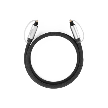 Kabel przewód optyczny audio Toslink SPDIF 2m - szary