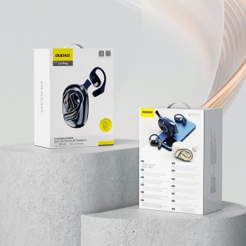 Słuchawka biznesowa Bluetooth 5.3 OWS USB-C - granatowa