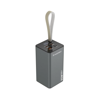 Powerbank K65+ 65W 30000mAh 2x USB-C 1x USB-A 65W - czarny
