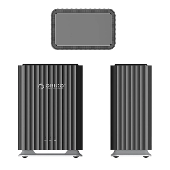 Obudowa 9728C3 na 2 dyski 2.5'' HDD / SSD / 3.5'' HDD - czarna