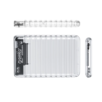 Kieszeń obudowa na dysk 2139U3-V1 2.5'' HDD / SSD USB Micro-B 5Gb/s - przezroczysta