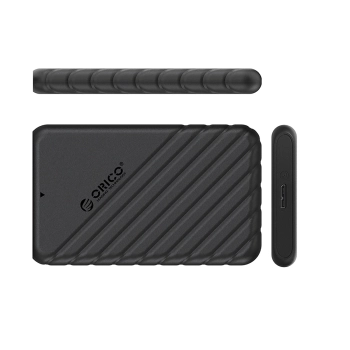 Kieszeń obudowa na dysk 25PW1-U3 2.5'' HDD / SSD USB Micro-B 5Gb/s - czarna