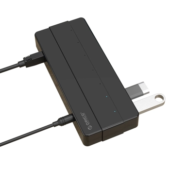 Hub rozdzielacz H7928-U3-V1 7x USB-A - czarny