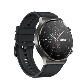 Pasek silikonowy do zegarka Huawei Watch GT 2/3/4/2 Pro/3 Pro/4 Pro/GT 2e 46mm - czarny