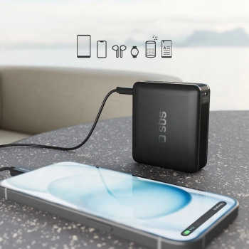 Powerbank 10000 mAh Power Delivery - czarny