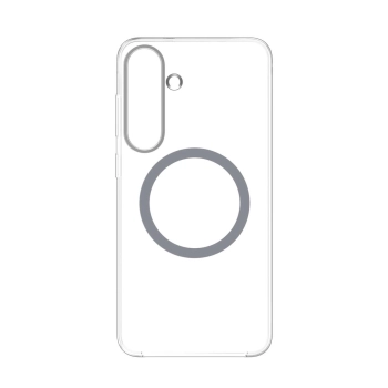 Etui silikonowe plecki Samsung Clear Magnet Case z ringiem magnetycznym do Samsung Galaxy S25 - przezroczyste