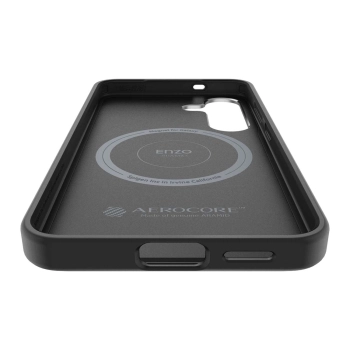 Etui silikonowe Spigen Enzo Aramid MagFit do Samsung Galaxy S25 - czarne