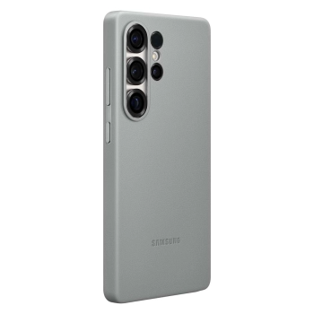 Etui plecki z ekoskóry Samsung KindSuit Case do Samsung Galaxy S25 Ultra - szare