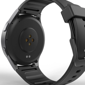 Smartwatch Hama 8900 GPS AMOLED 1.43'' z paskiem silikonowym - czarny