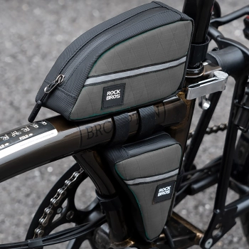 Torba rowerowa trójkątna na ramę 0.8l - czarna