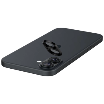 Szkło na aparat do iPhone 16 / 16 PLUS czarne - 2 szt.