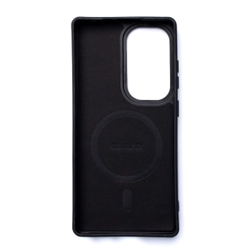 Etui plecki na Samsung Galaxy S25 Carbon Fibre Case z MagSafe - czarne