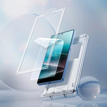 Szkło hybrydowe na Samsung Galaxy S25 Ultra Elite Shield EZ FIT - przezroczyste