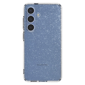 Etui na Samsung Galaxy S25+Liquid Crystal - brokatowo przezroczyste