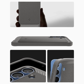 Etui na Samsung Galaxy S25 Rugged Armor Mag MagSafe - szare