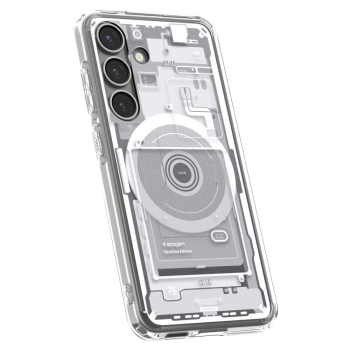 Etui na Samsung Galaxy S25 Zero One Ultra Hybrid Mag - białe