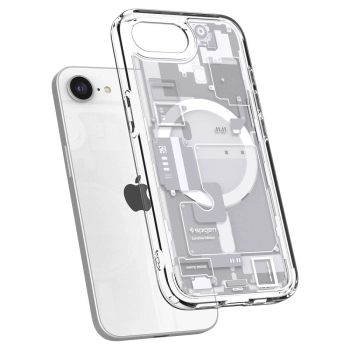 Etui case na iPhone 16e Zero One Ultra Hybrid MagSafe - białe