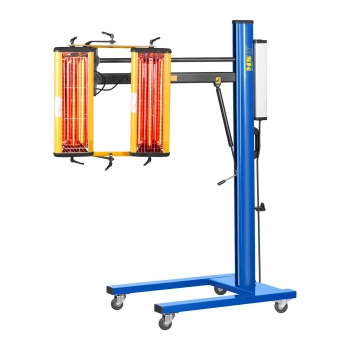 Promiennik ciepła podczerwieni lakierniczny do suszenia farb na statywie 2200W IR-DRYER2000.1