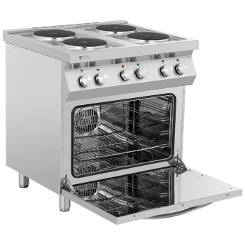 Kuchnia elektryczna 4-płytowa z piekarnikiem 4 x 2600 W 3 kW 400 V ITALY
