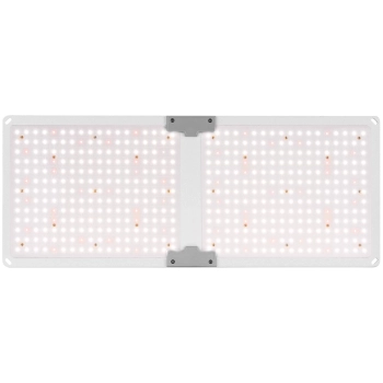 Lampa do uprawy wzrostu roślin pełne spektrum 60 x 24 cm 468 LED 220 W srebrna