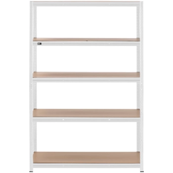Regał magazynowy metalowy 5 półek 750 kg 120 x 60 x 180 cm szary