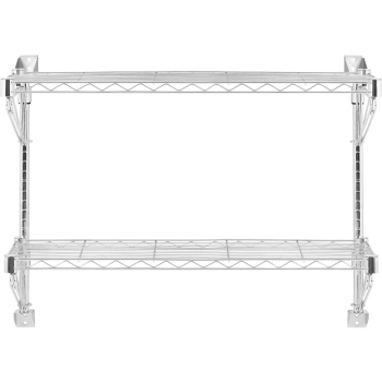 Półka druciana ścienna podwójna do 60 kg 90 x 35 x 60 cm