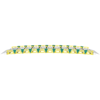 Rampa podjazdowa przenośna składana do 500 kg 1965 x 914 mm
