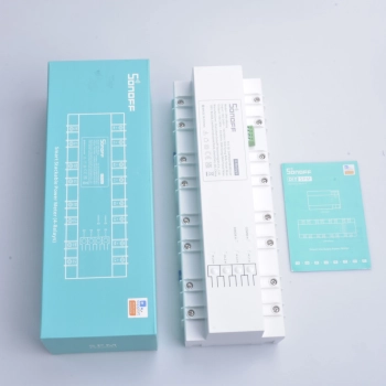 Inteligentny przełącznik miernik zużycia prądu mocy WiFi Ethernet SPM-4Relay