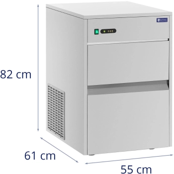 Barowa kostkarka maszyna do kostek lodu 50 kg/dzień 13 kg 350 W