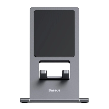 Biurkowy stojak uchwyt podstawka na tablet składana szary